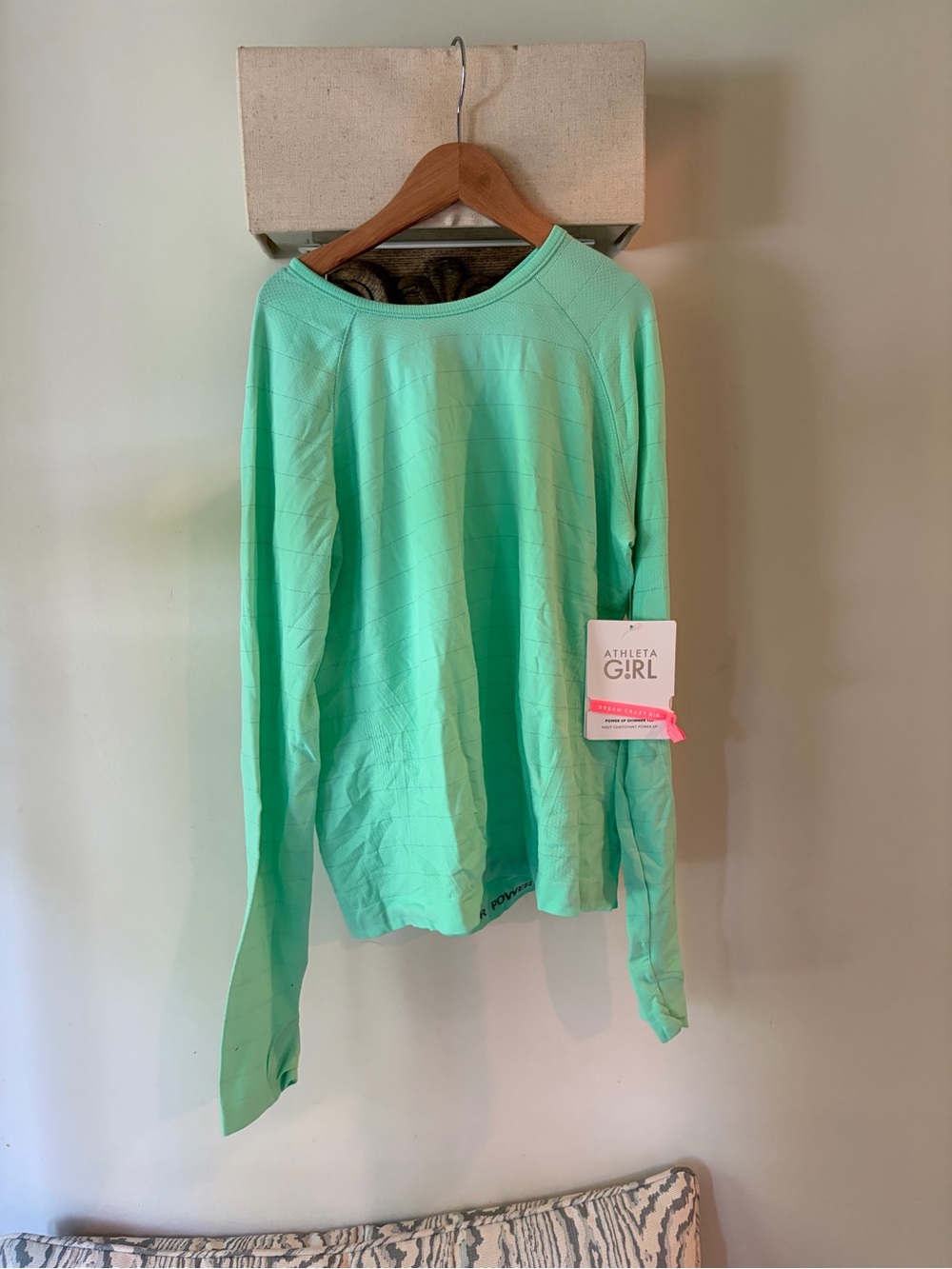 Athleta Girl Mint Long Sleeve Top